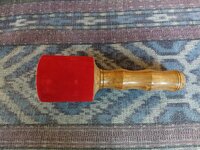 Klopper hout-leer groot